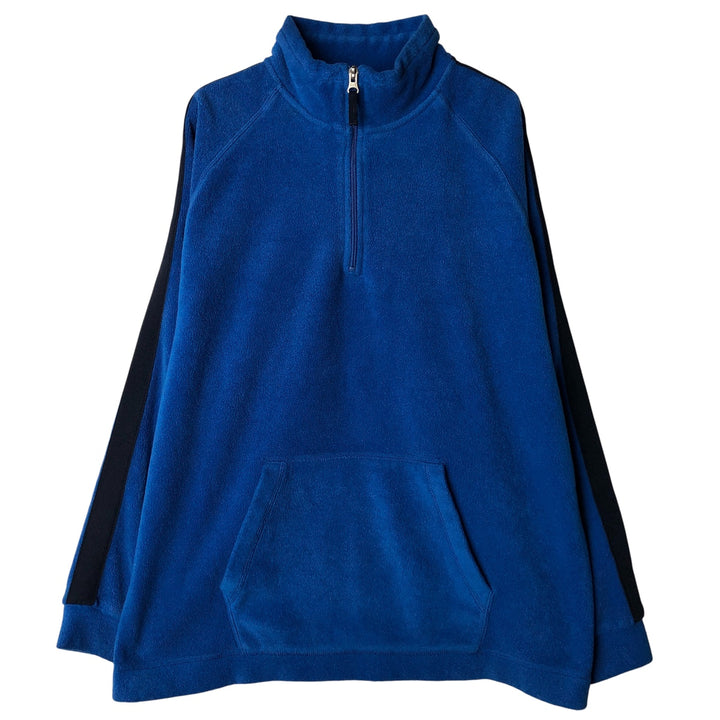 90'S GAP Vintage Half-Zip Fleece Pullover, Men's Size L polyester blue type Vintage Second Hand