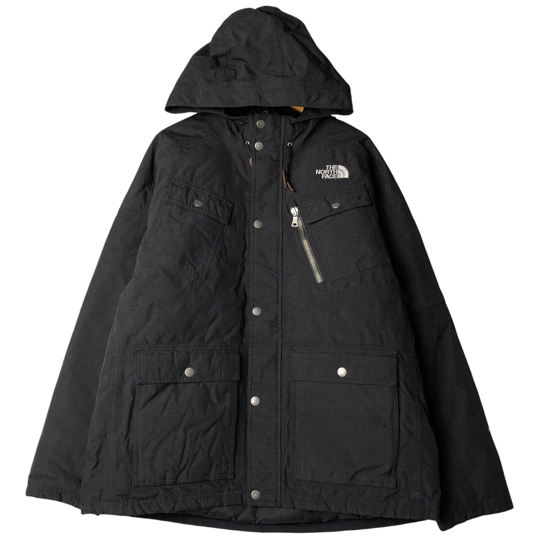 The North Face Hyvent Hooded Goose Down Jacket, Men's XL, Vintage Nylon black type Vintage Second Hand