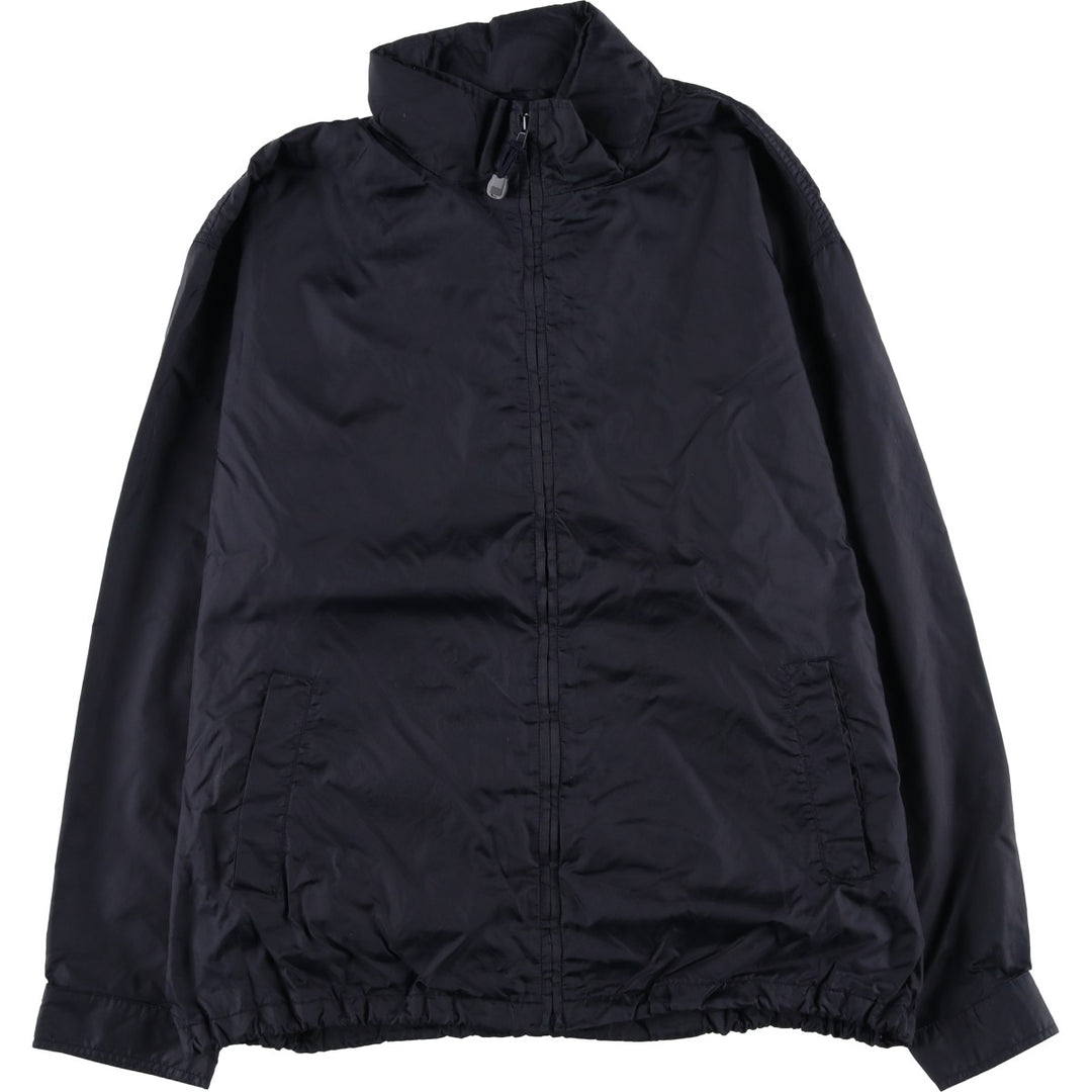 Vintage 80s-90'S Lands' End nylon jacket, men's size XL Nylon navy blue type Vintage Second Hand