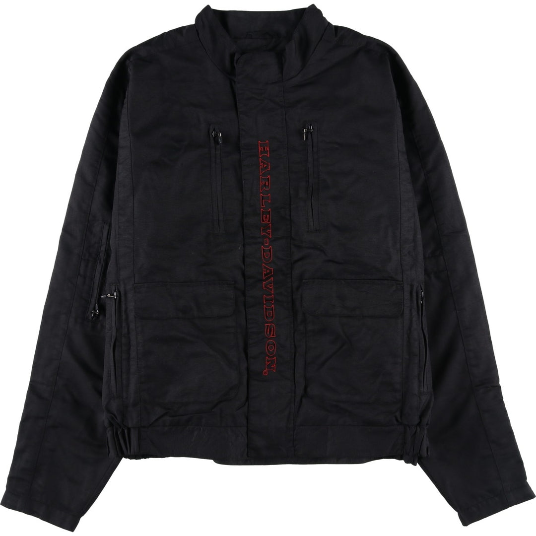 Harley-Davidson Nylon Jacket, Men's Size XL Nylon black type Vintage Second Hand