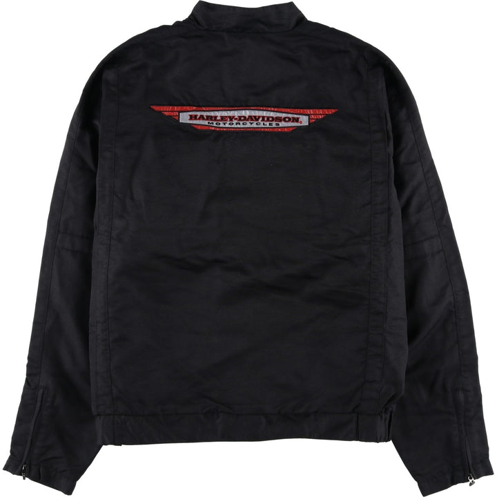 Harley-Davidson Nylon Jacket, Men's Size XL Nylon black type Vintage Second Hand