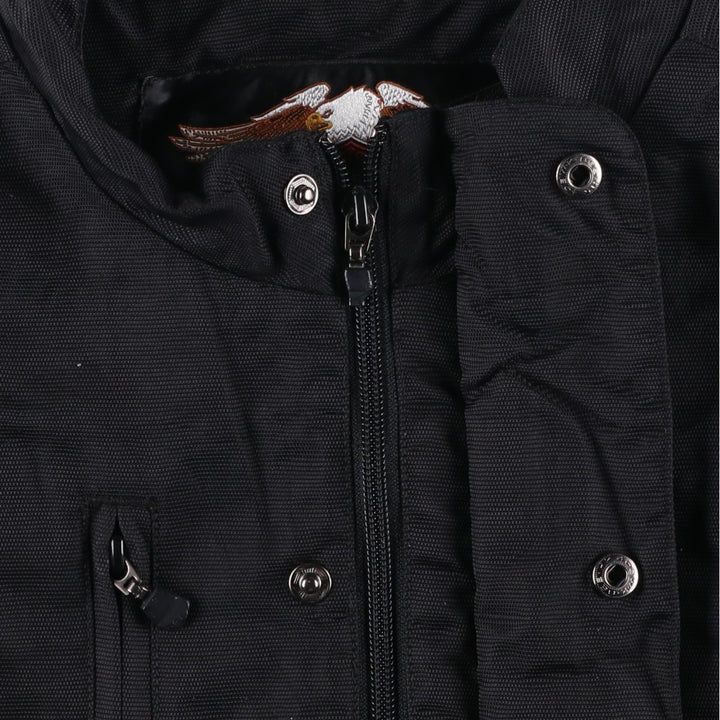 Harley-Davidson Nylon Jacket, Men's Size XL Nylon black type Vintage Second Hand