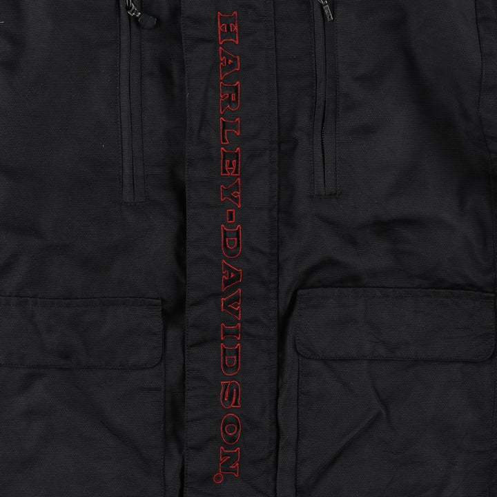 Harley-Davidson Nylon Jacket, Men's Size XL Nylon black type Vintage Second Hand