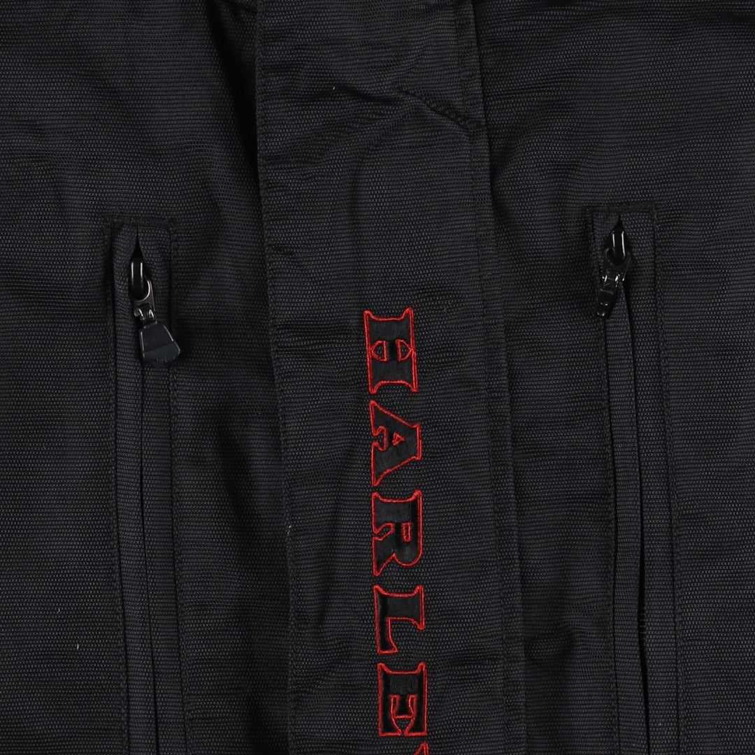 Harley-Davidson Nylon Jacket, Men's Size XL Nylon black type Vintage Second Hand