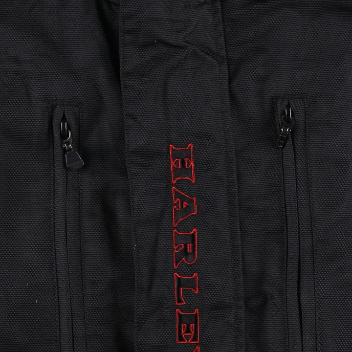 Harley-Davidson Nylon Jacket, Men's Size XL Nylon black type Vintage Second Hand