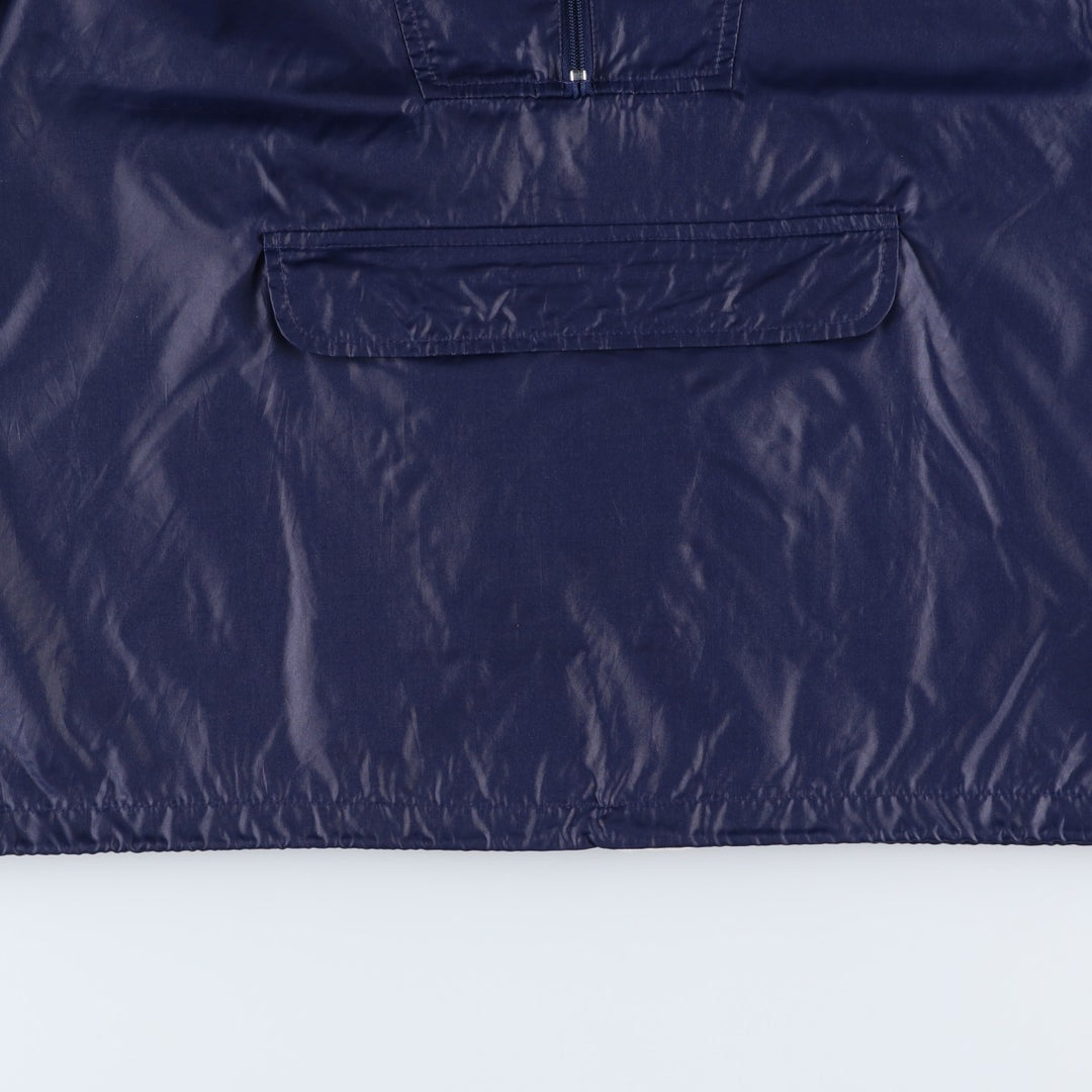 Vintage 70s-80'S Lacoste Izod Anorak Parka, Men's Size L Nylon navy blue type Vintage Second Hand