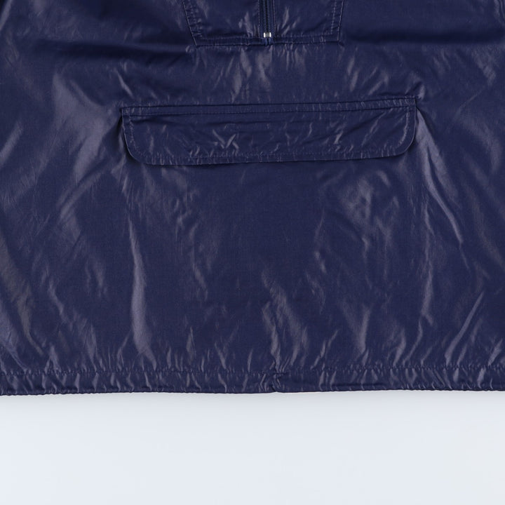 Vintage 70s-80'S Lacoste Izod Anorak Parka, Men's Size L Nylon navy blue type Vintage Second Hand