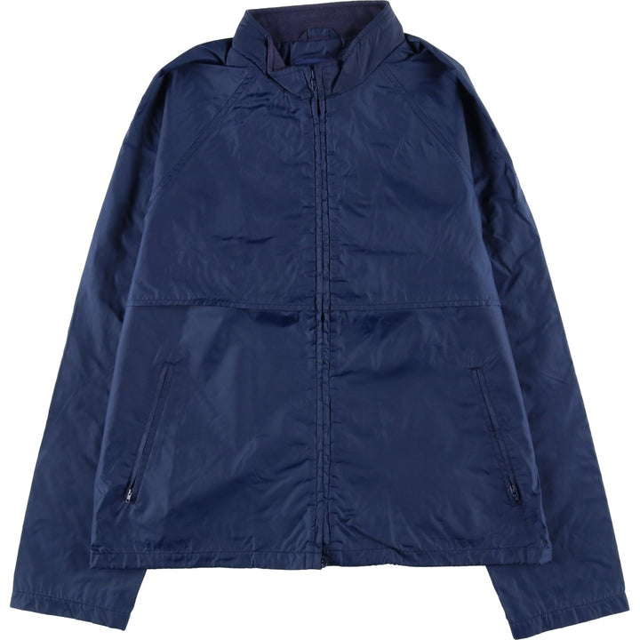 Vintage 80s-90'S Lands' End nylon jacket, size M, men's Nylon navy blue type Vintage Second Hand