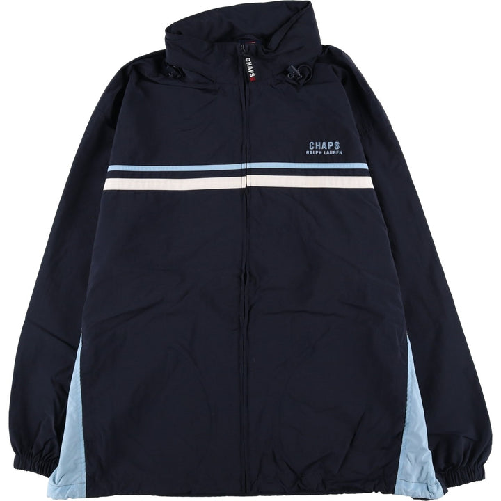 Ralph Lauren Chaps nylon jacket, men's size XL Nylon navy blue type Vintage Second Hand