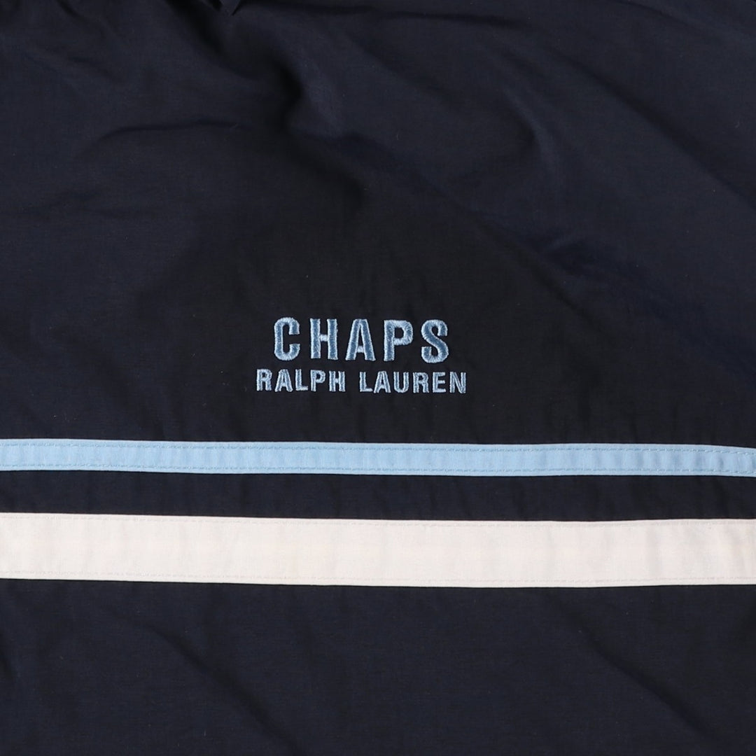 Ralph Lauren Chaps nylon jacket, men's size XL Nylon navy blue type Vintage Second Hand