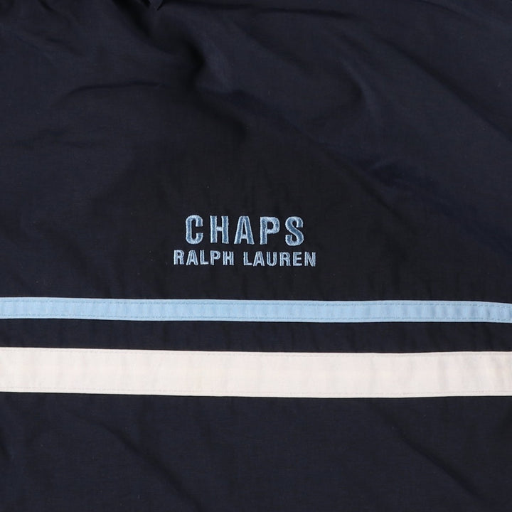 Ralph Lauren Chaps nylon jacket, men's size XL Nylon navy blue type Vintage Second Hand