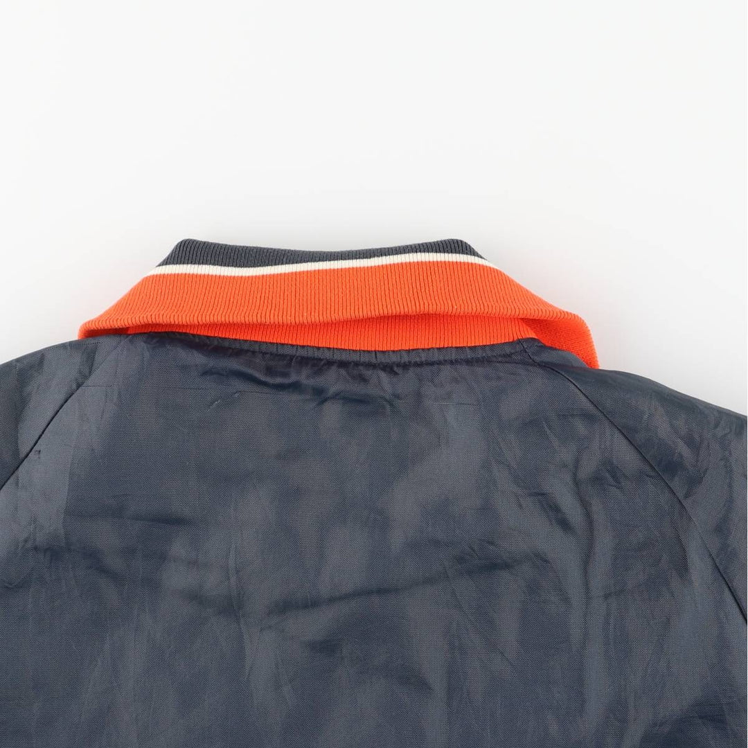 1970'S Admiral Sportswear Padded Collared Varsity Jacket, Made in USA, Men's Size Medium unclear navy blue type Vintage Second Hand