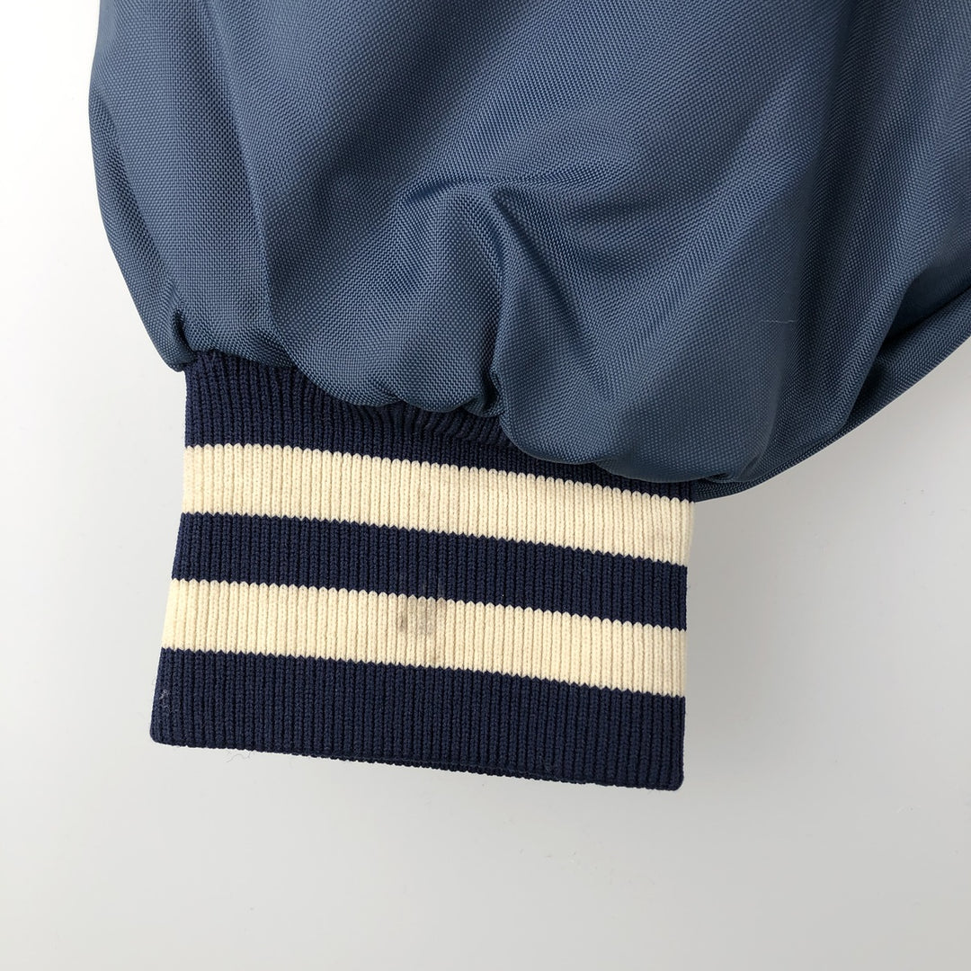 90'S Richard A. Leslie Birdie Padded Varsity Jacket, Made in USA, Men's Size L unclear navy blue type Vintage Second Hand