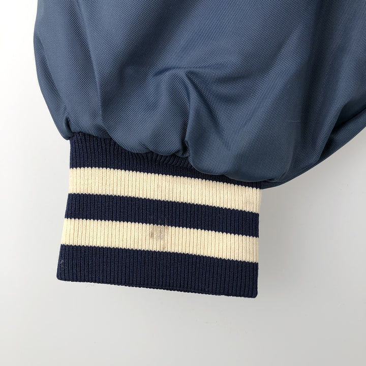 90'S Richard A. Leslie Birdie Padded Varsity Jacket, Made in USA, Men's Size L unclear navy blue type Vintage Second Hand