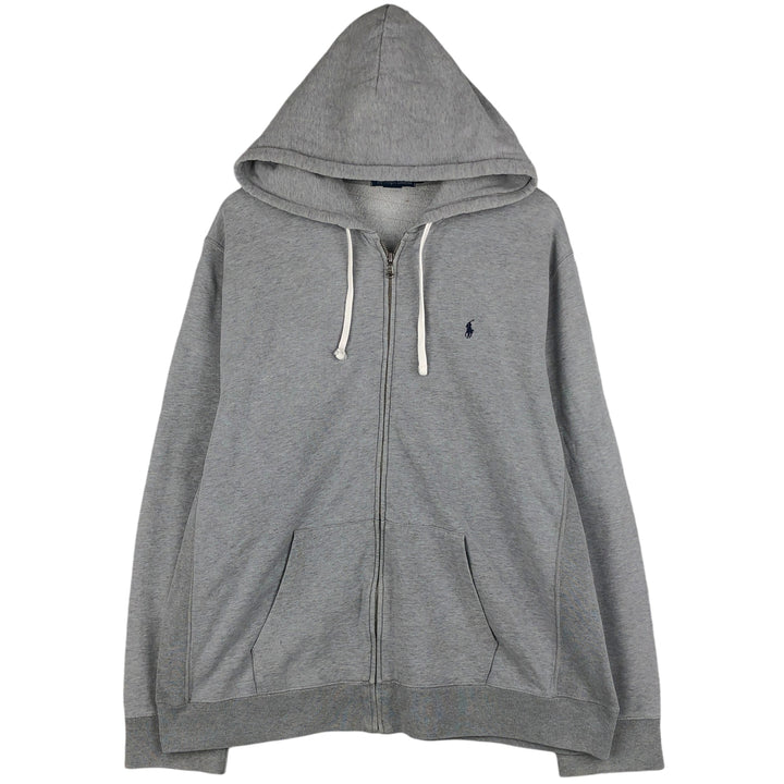 Ralph Lauren POLO by Ralph Lauren Sweat Full Zip Hoodie Men's XL cotton gray type Vintage Second Hand