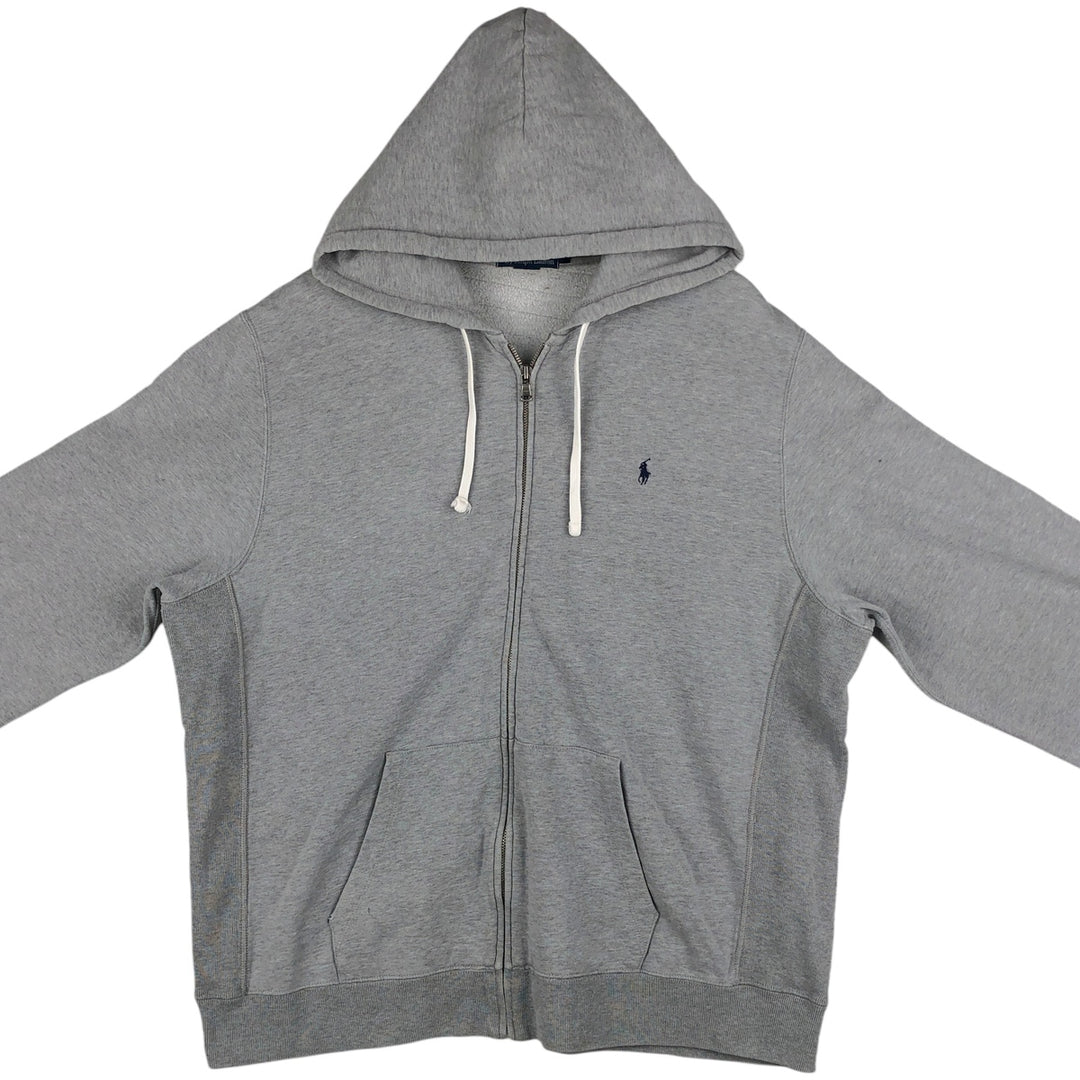 Ralph Lauren POLO by Ralph Lauren Sweat Full Zip Hoodie Men's XL cotton gray type Vintage Second Hand