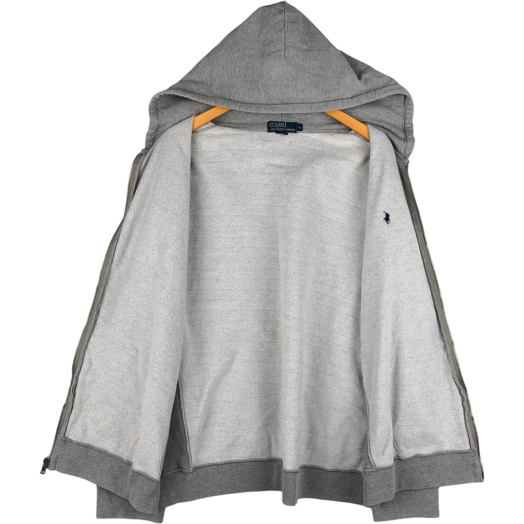 Ralph Lauren POLO by Ralph Lauren Sweat Full Zip Hoodie Men's XL cotton gray type Vintage Second Hand