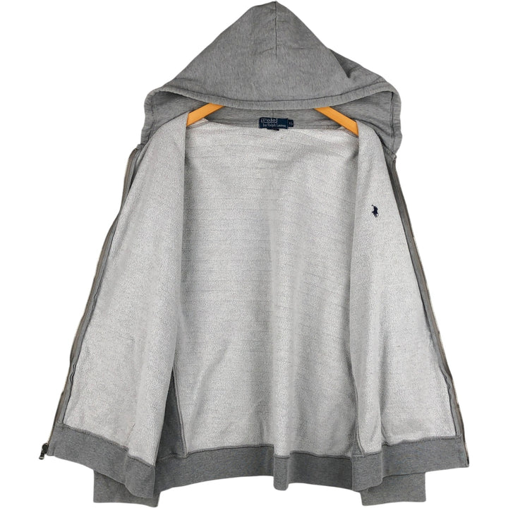 Ralph Lauren POLO by Ralph Lauren Sweat Full Zip Hoodie Men's XL cotton gray type Vintage Second Hand