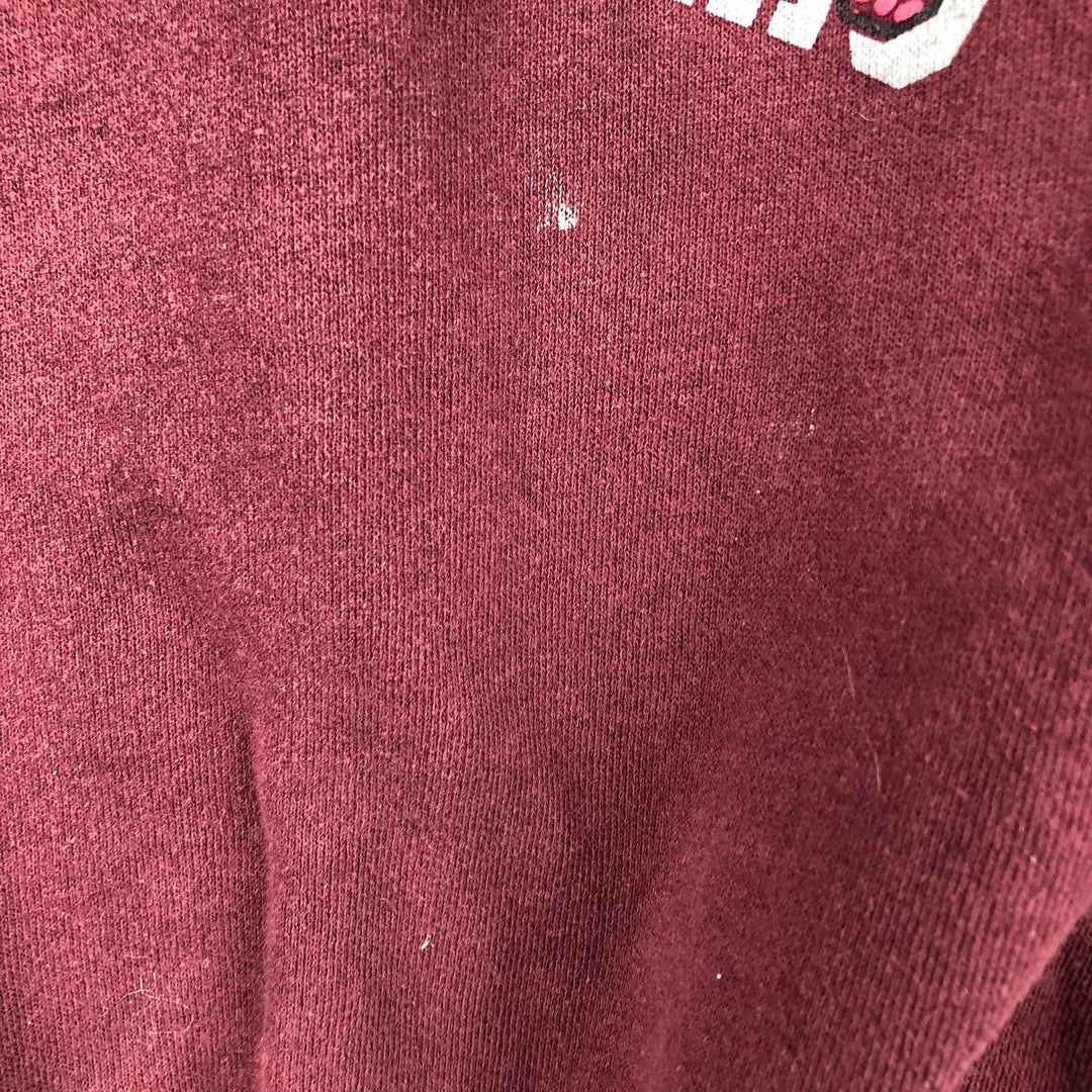 Vintage 90'S GARMENTGRAPHICS college sweatshirt, made in the USA, size XL, men's cotton red type reddish brown Vintage Second Hand