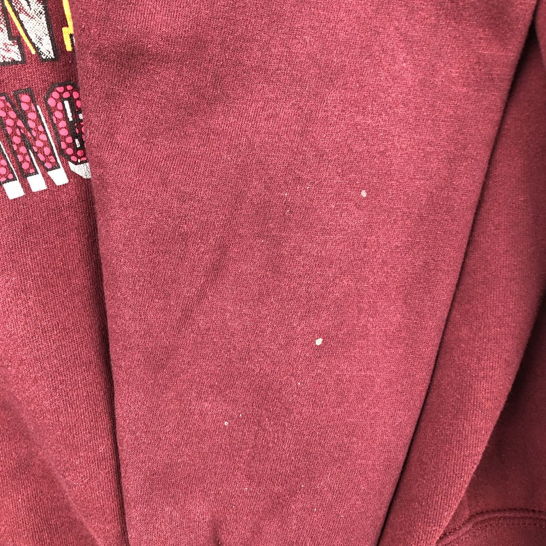 Vintage 90'S GARMENTGRAPHICS college sweatshirt, made in the USA, size XL, men's cotton red type reddish brown Vintage Second Hand