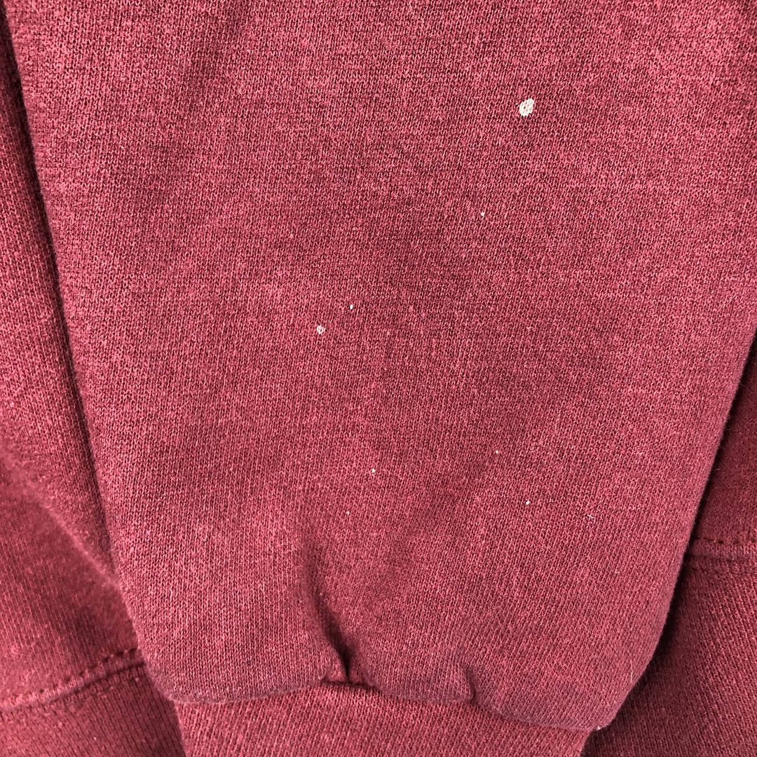Vintage 90'S GARMENTGRAPHICS college sweatshirt, made in the USA, size XL, men's cotton red type reddish brown Vintage Second Hand