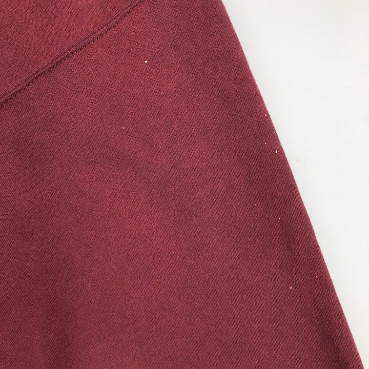 Vintage 90'S GARMENTGRAPHICS college sweatshirt, made in the USA, size XL, men's cotton red type reddish brown Vintage Second Hand
