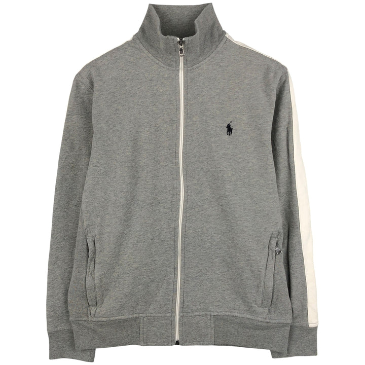 Ralph Lauren full-zip sweatshirt, men's size M cotton gray type Vintage Second Hand