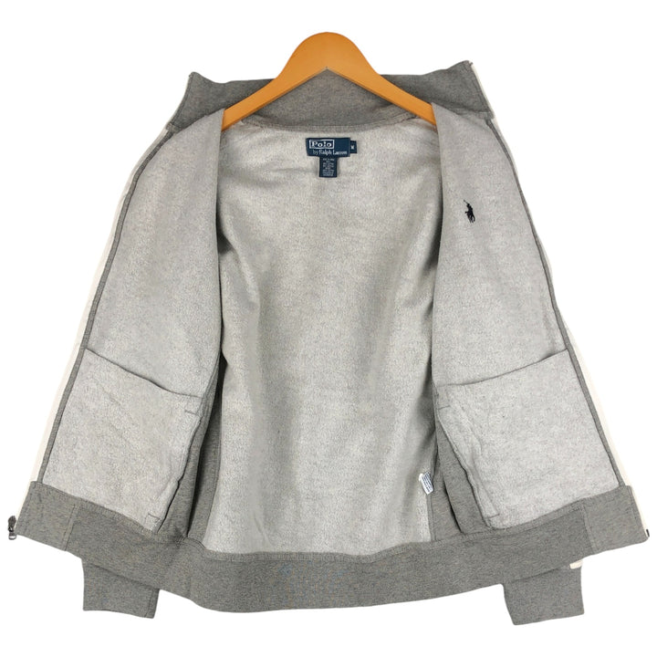 Ralph Lauren full-zip sweatshirt, men's size M cotton gray type Vintage Second Hand