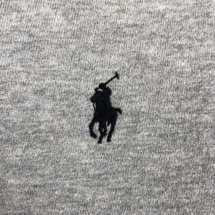 Ralph Lauren full-zip sweatshirt, men's size M cotton gray type Vintage Second Hand