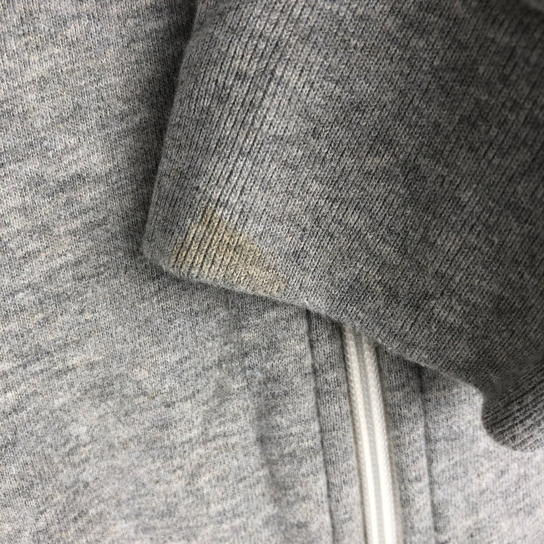 Ralph Lauren full-zip sweatshirt, men's size M cotton gray type Vintage Second Hand