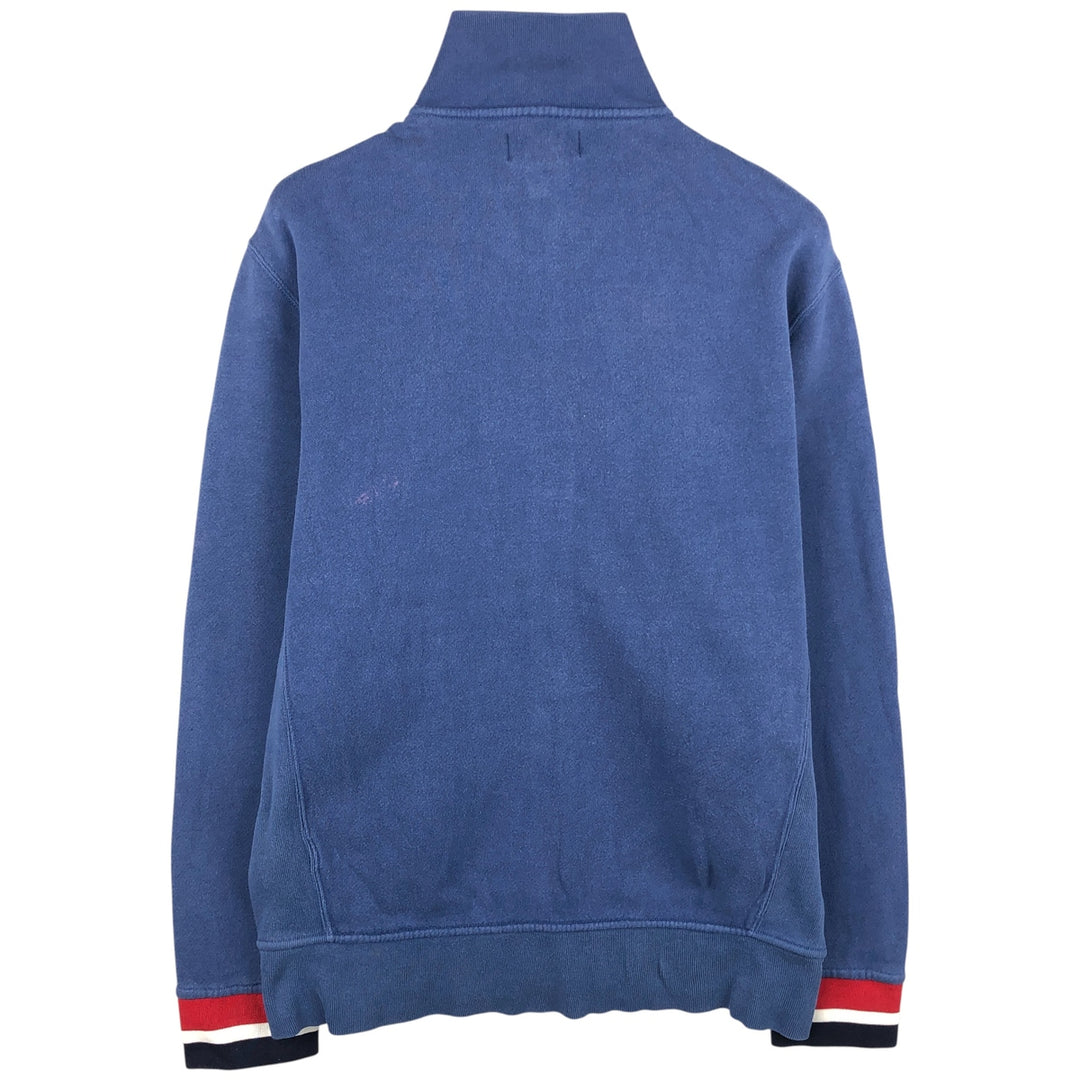 Ralph Lauren full-zip sweatshirt, men's size L cotton blue type Vintage Second Hand