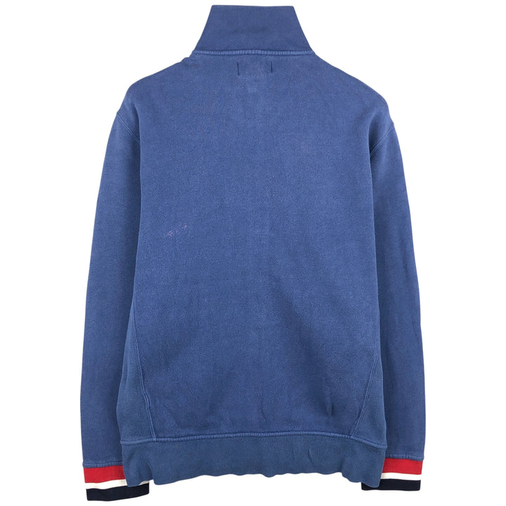 Ralph Lauren full-zip sweatshirt, men's size L cotton blue type Vintage Second Hand