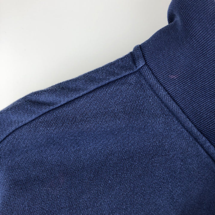 Ralph Lauren full-zip sweatshirt, men's size L cotton blue type Vintage Second Hand