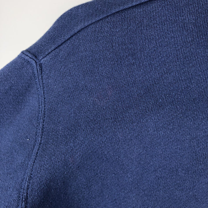 Ralph Lauren full-zip sweatshirt, men's size L cotton blue type Vintage Second Hand