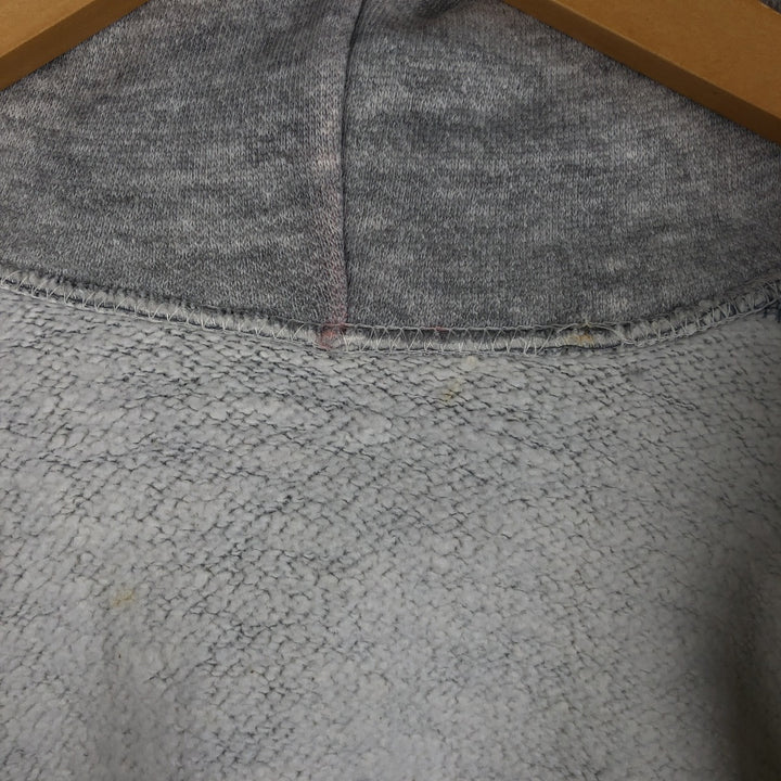 Full-zip sweatshirt hoodie, made in the USA, men's size M unclear gray type Vintage Second Hand