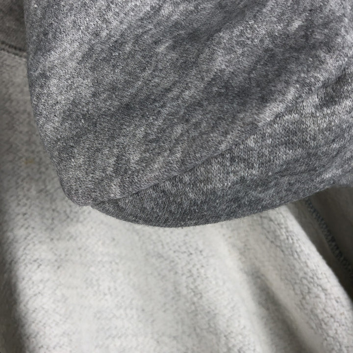Full-zip sweatshirt hoodie, made in the USA, men's size M unclear gray type Vintage Second Hand