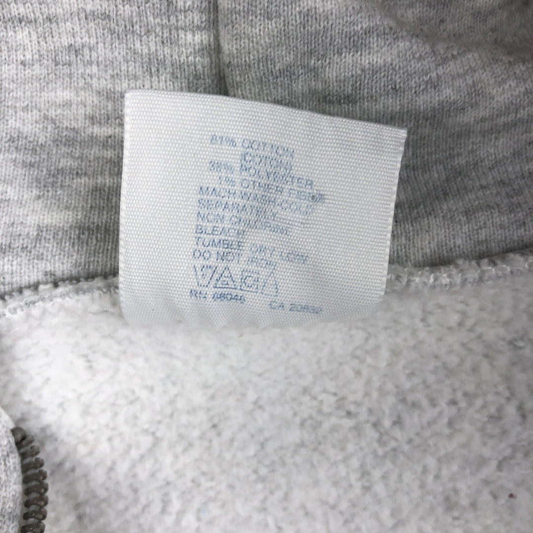 90'S Vintage Discus Athletic Full-Zip Hoodie, Made in USA, Men's XL cotton gray type Vintage Second Hand