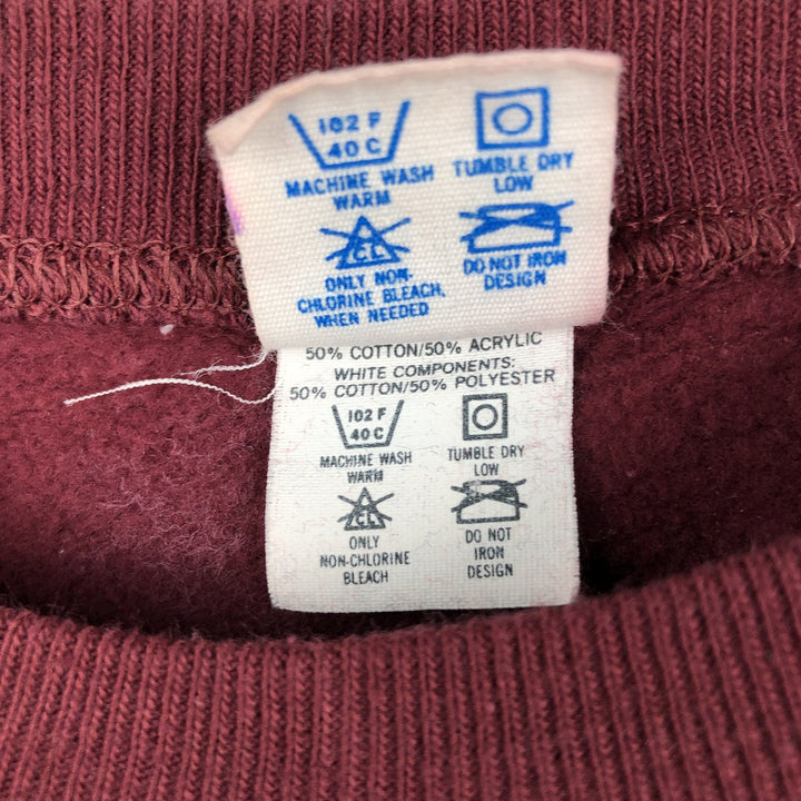 Vintage 1980'S Champion Harvard University college sweatshirt, Made in USA, Men's XL cotton red type reddish brown Vintage Second Hand