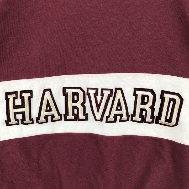 Vintage 1980'S Champion Harvard University college sweatshirt, Made in USA, Men's XL cotton red type reddish brown Vintage Second Hand