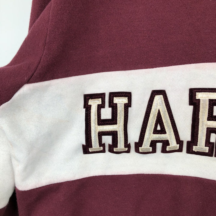 Vintage 1980'S Champion Harvard University college sweatshirt, Made in USA, Men's XL cotton red type reddish brown Vintage Second Hand