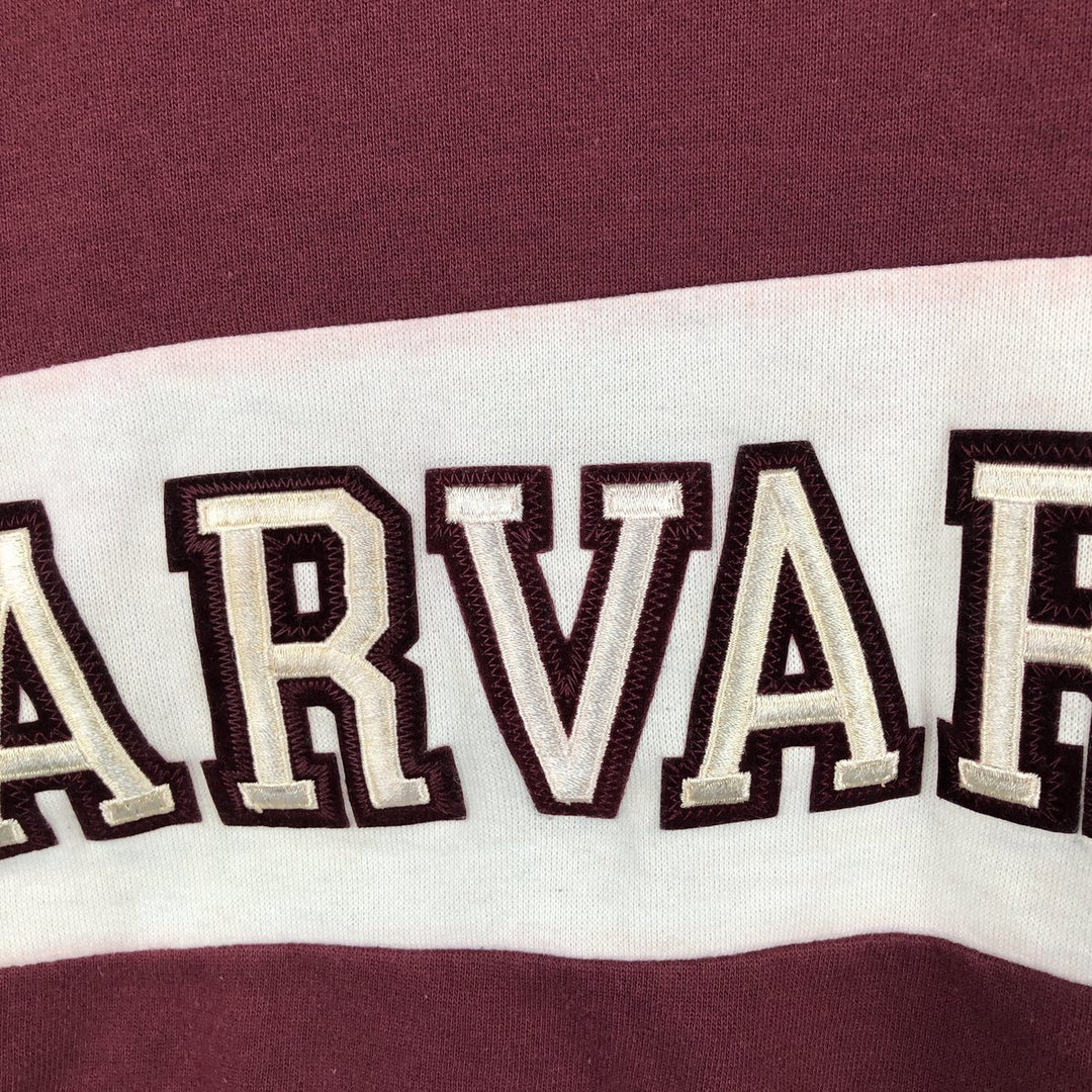Vintage 1980'S Champion Harvard University college sweatshirt, Made in USA, Men's XL cotton red type reddish brown Vintage Second Hand