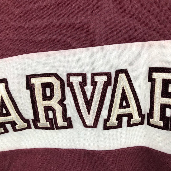 Vintage 1980'S Champion Harvard University college sweatshirt, Made in USA, Men's XL cotton red type reddish brown Vintage Second Hand