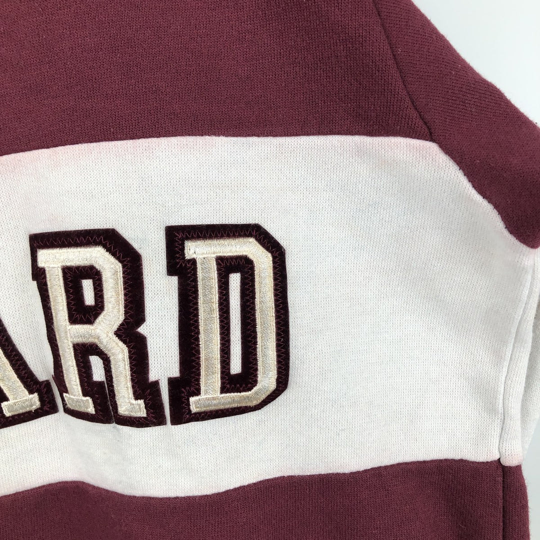 Vintage 1980'S Champion Harvard University college sweatshirt, Made in USA, Men's XL cotton red type reddish brown Vintage Second Hand