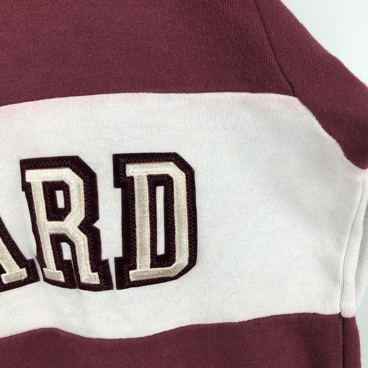 Vintage 1980'S Champion Harvard University college sweatshirt, Made in USA, Men's XL cotton red type reddish brown Vintage Second Hand