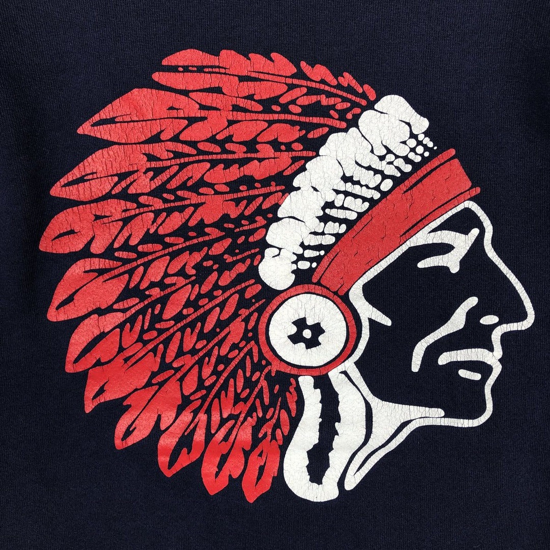 Vintage 90'S Russell ATHLETIC college sweatshirt, made in the USA, size M, men's cotton navy blue type Vintage Second Hand