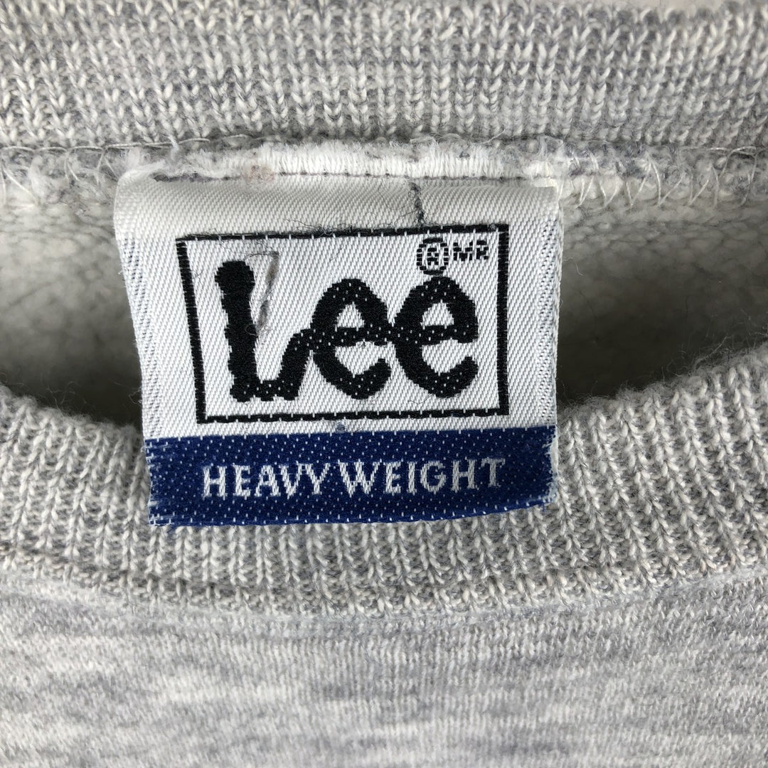 Vintage 1990'S Lee Heavy Weight Penn State University College Sweatshirt, Made in USA, Men's Size Medium cotton gray type Vintage Second Hand