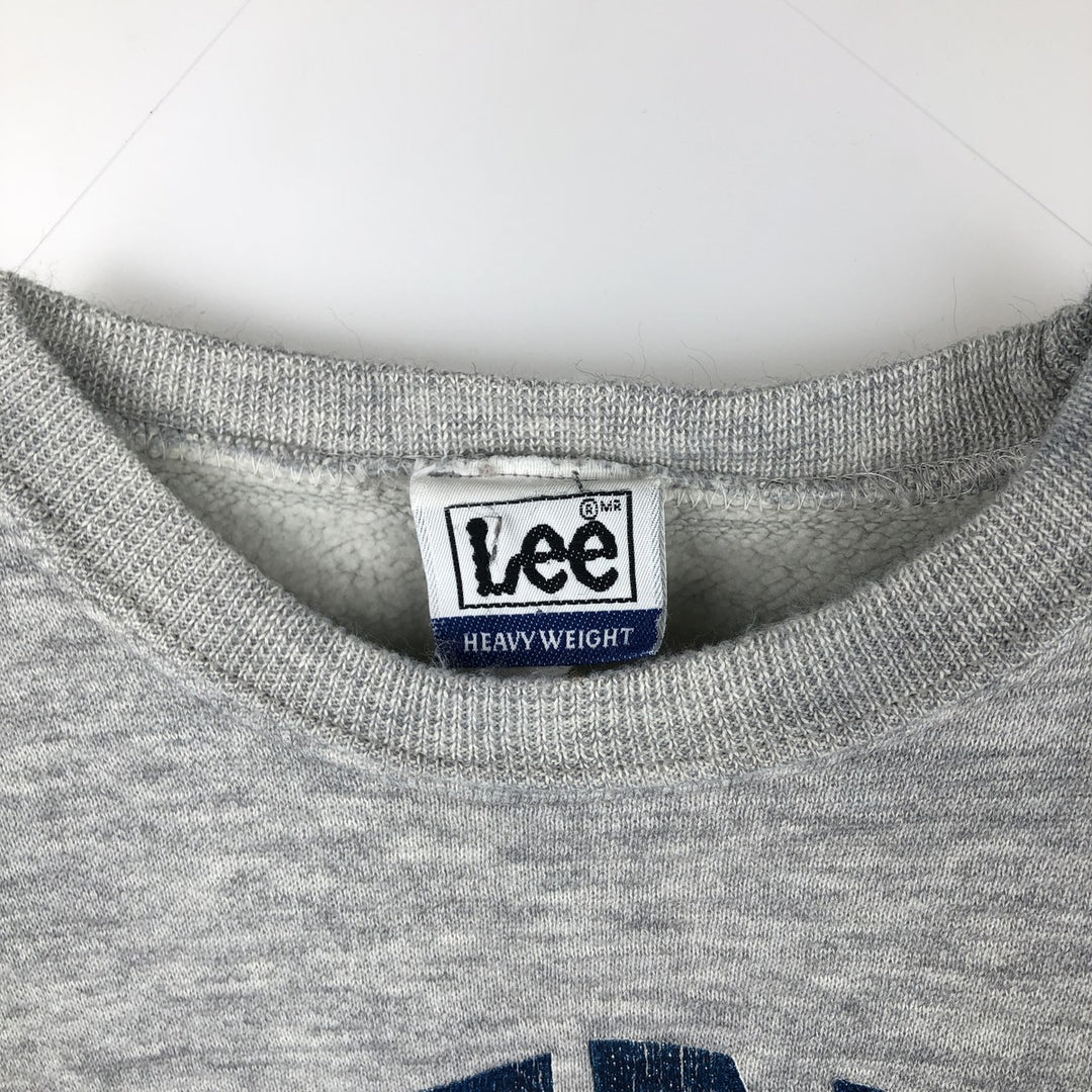 Vintage 1990'S Lee Heavy Weight Penn State University College Sweatshirt, Made in USA, Men's Size Medium cotton gray type Vintage Second Hand