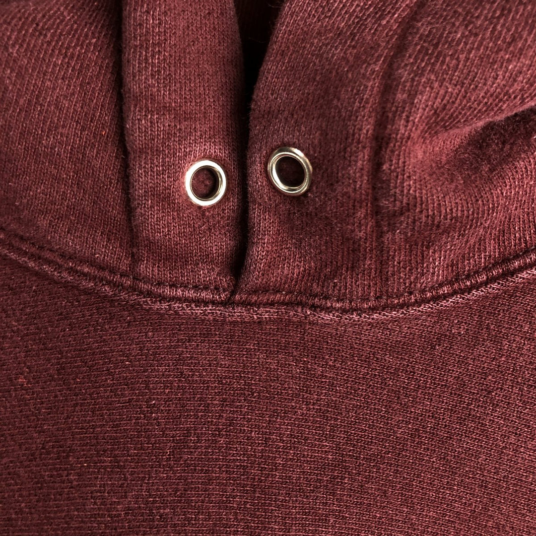 2000'S Champion Original Reverse Weave Eyeless Pullover Hoodie, Men's Size M cotton red type reddish brown Vintage Second Hand