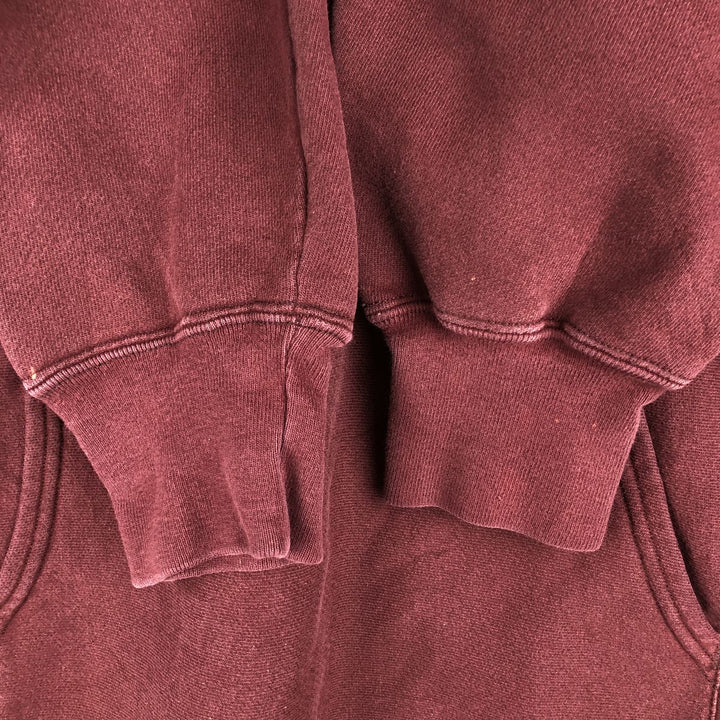 2000'S Champion Original Reverse Weave Eyeless Pullover Hoodie, Men's Size M cotton red type reddish brown Vintage Second Hand