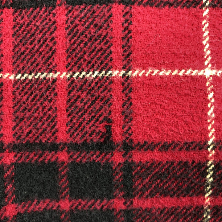 FIELD and STREAM Long Sleeve Heavy Flannel Check Shirt, Men's Size L cotton red type Vintage Second Hand